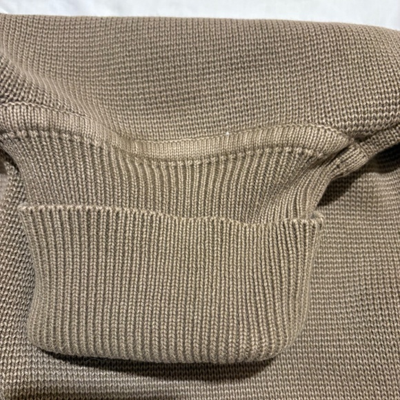 Zara Ultra-Cropped Knit Turtleneck Sweater - Taupe - Picture 5 of 9